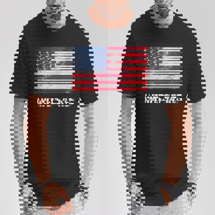 アメリカ国旗tシャツ Tシャツ 面白い贈り物