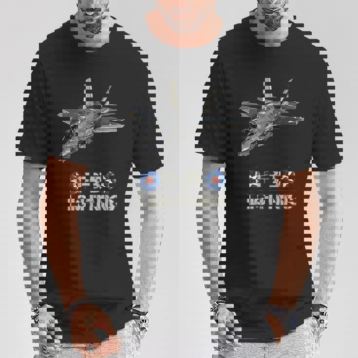 アメリカ航空機 ステルスファイター F35 ライトニング Tシャツ 面白い贈り物