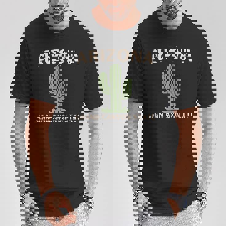 アリゾナ グランドキャニオン州立大学サグアロサボテン Tシャツ 面白い贈り物