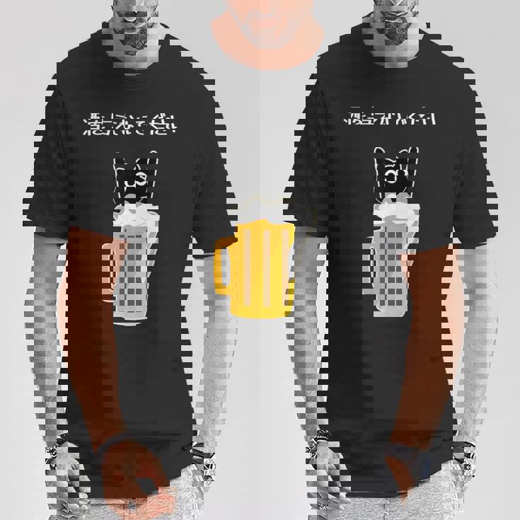 アルコールを飲まないでください 猫 お酒 ビール好き Tシャツ 面白い贈り物