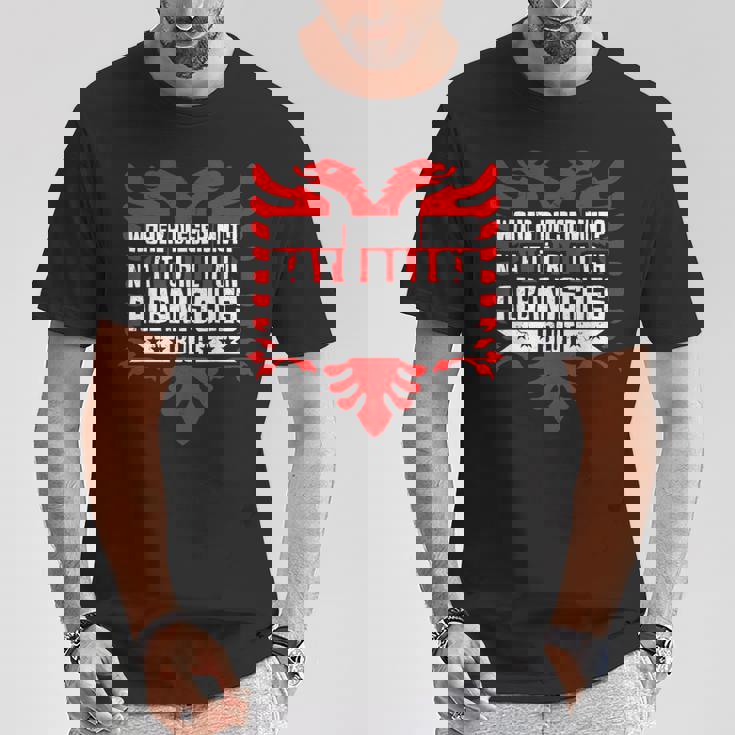 アルバニアブラッドアルバニアイーグル Tシャツ 面白い贈り物