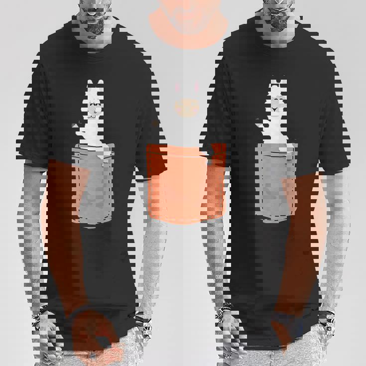 アルパカ 胸ポケット Pako Lama Huacaya アルパカ ブリーダー アルパカ Tシャツ 面白い贈り物