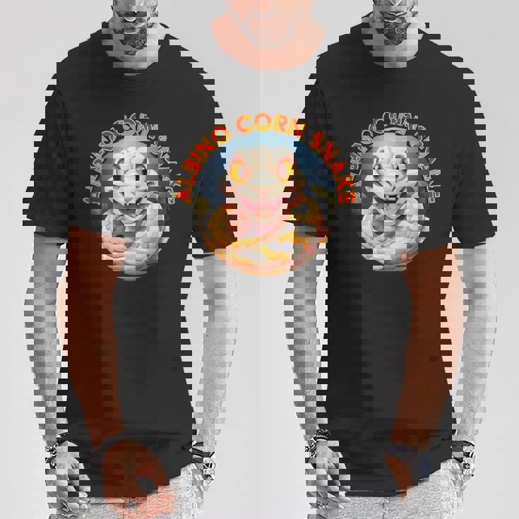 アルビノコーンスネーク 動物 可愛い 人気 へび 蛇 干支 巳 動物園 へび好き 愛好家 爬虫類 コーンスネーク Tシャツ 面白い贈り物