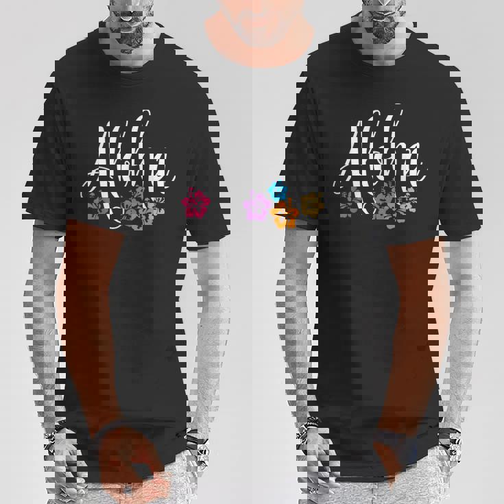 アロハ ハワイアン ハイビスカス フラワー サーファー マウイ カウアイ ハワイ Tシャツ 面白い贈り物