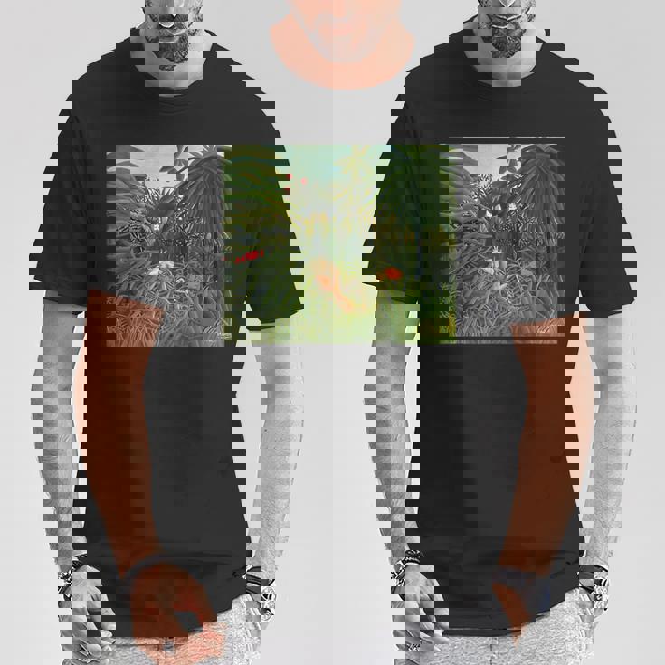 アンリ・ルソー作 ジャガー 馬を攻める1910 Tシャツ 面白い贈り物