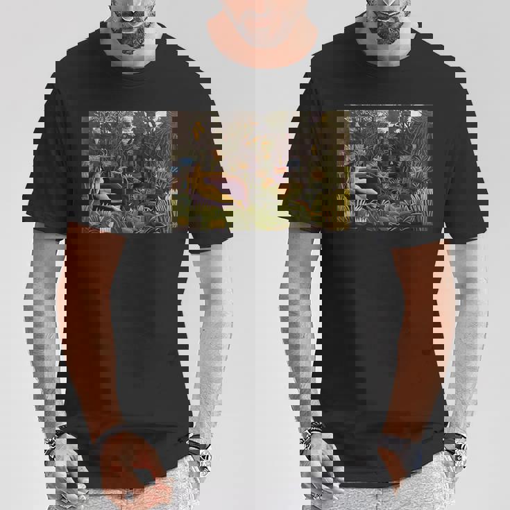 アンリ・ルソー作 夢 1910 Tシャツ 面白い贈り物