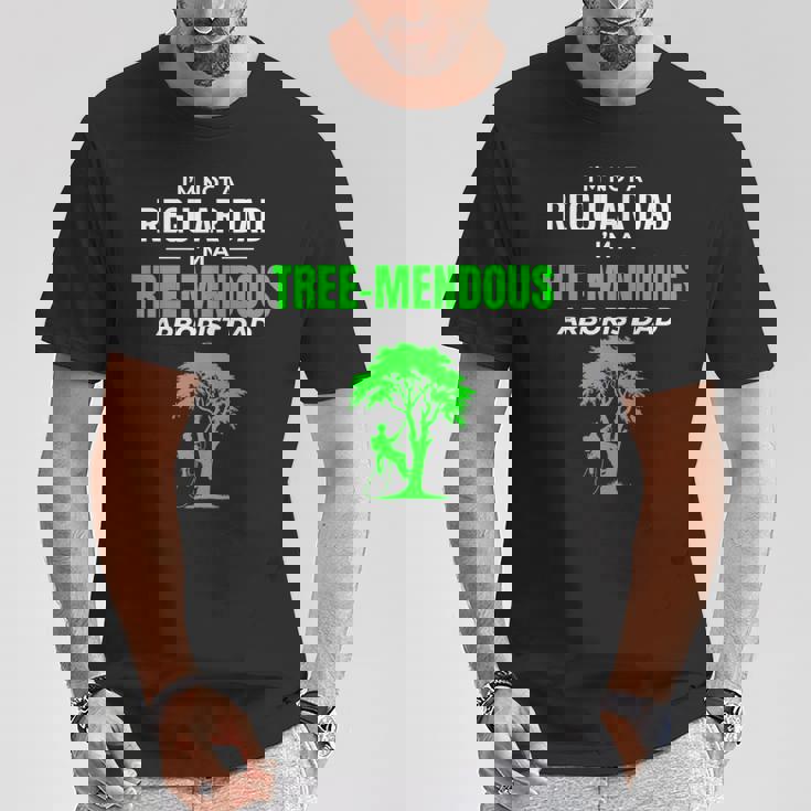 アーボリスト ダッドツリー愛好家 樹芸樹外科医クライマー Tシャツ 面白い贈り物