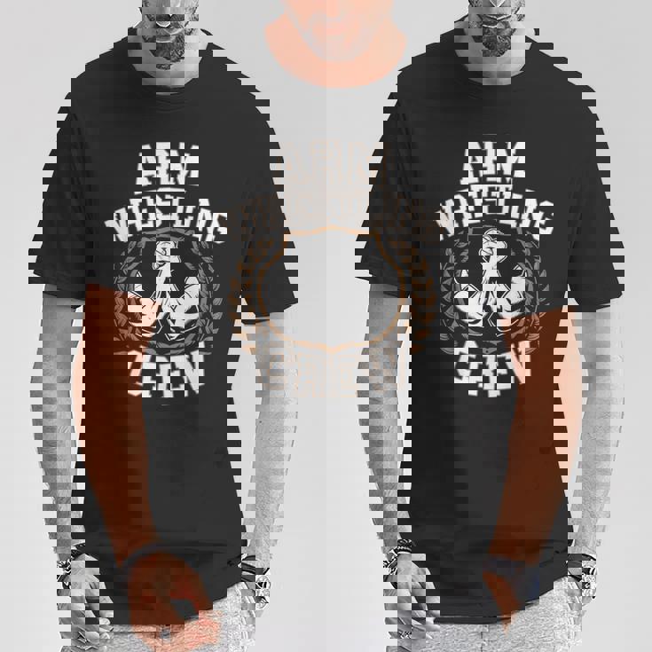 アームレスリング クルー アームレスリング アームレスリング Tシャツ 面白い贈り物