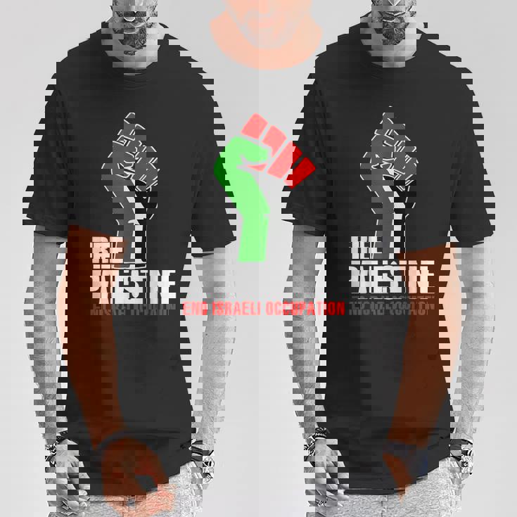 イスラエル人民の自由なパレスチナの職業 Tシャツ 面白い贈り物