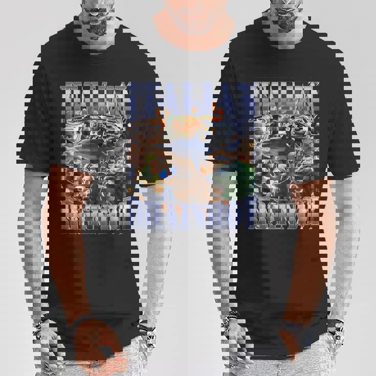 イタリア Brainrot 面白い トラララ クロコディロ ミーム ジョーク ブーツレッグ Tシャツ 面白い贈り物