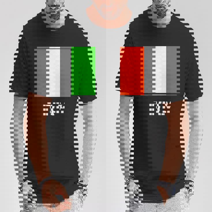 イタリアの国旗 Tシャツ 面白い贈り物