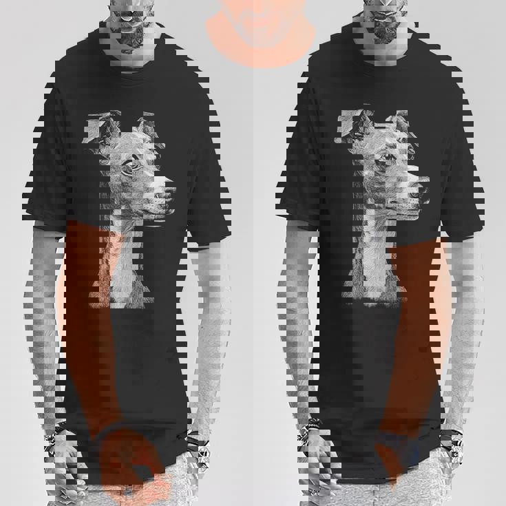 イタリアン グレイハウンド 犬 モチーフ ペット イタリアン グレイハウンド Tシャツ 面白い贈り物