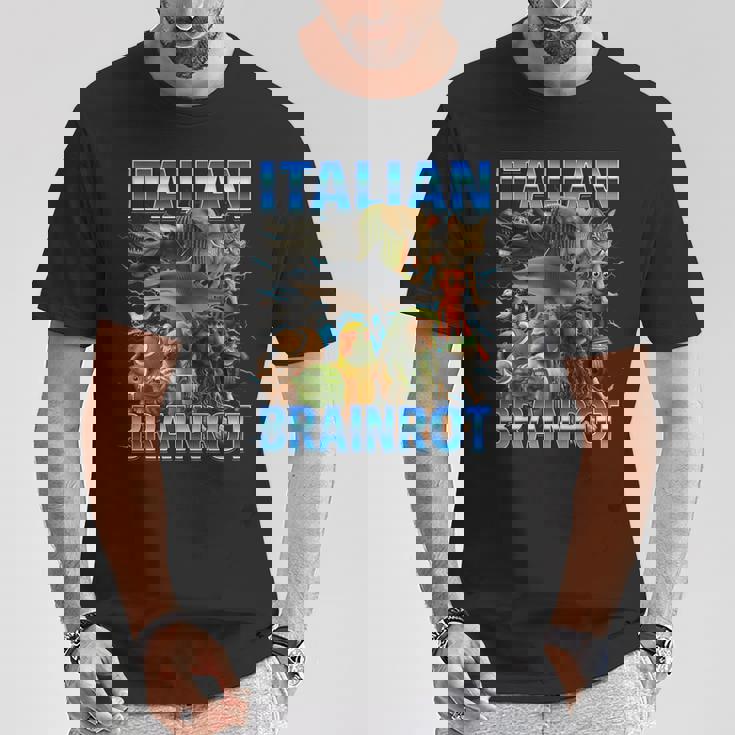 イタリアン ブレイン ミーム トラレロ トラララ ボンバルディーノ クロコディロ Tシャツ 面白い贈り物