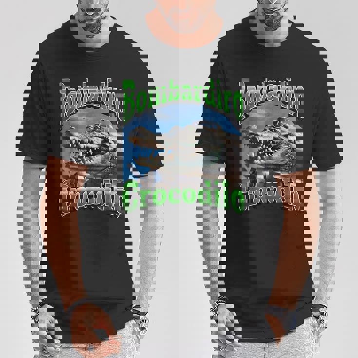 イタリアン ブレイン ロート ボンバルディーノ クロコディロ Tシャツ 面白い贈り物