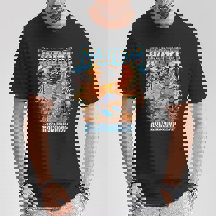 イタリアンブレインロットミームブーツレッグ Tシャツ 面白い贈り物