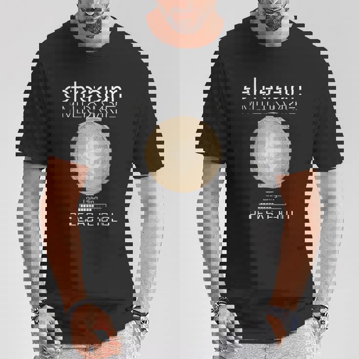 イーサリアム ミリオネール ローディング プリー・ホドル ファニー Eth 20 コイン Tシャツ 面白い贈り物