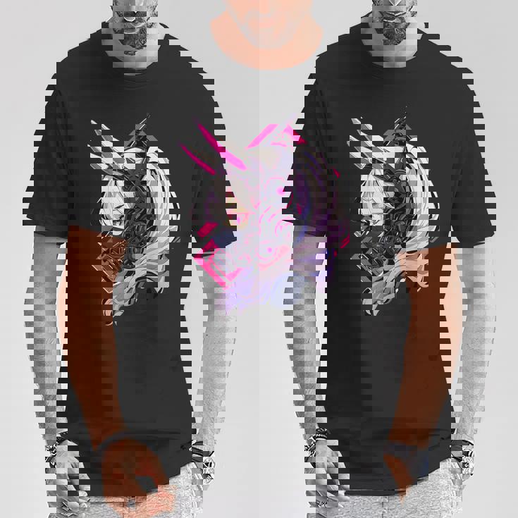 イースターバニーイヤー サイバーパンク エステティックテックウェア Tシャツ 面白い贈り物