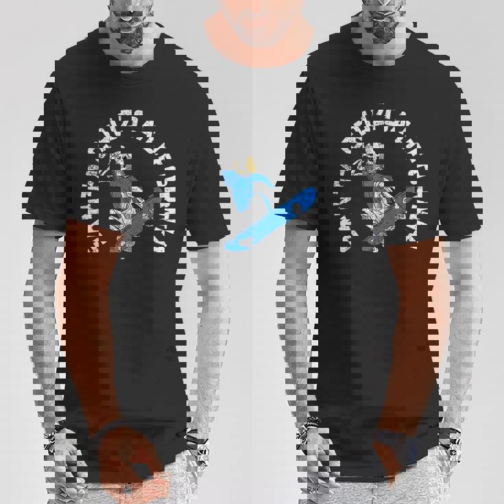 ウィキッド・カリフォルニアストリートスケーターサンタクルーズ Tシャツ 面白い贈り物