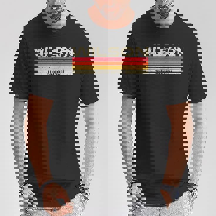 ウィルソン 姓 誕生日 家族 再会 80年代 90年代 夕日 Tシャツ 面白い贈り物