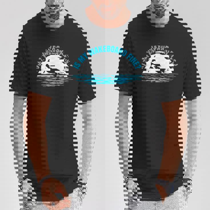 ウェイクサーフ ボード ファイン ウェイクボード ウェイクボード ウェイクサーフィン Tシャツ 面白い贈り物