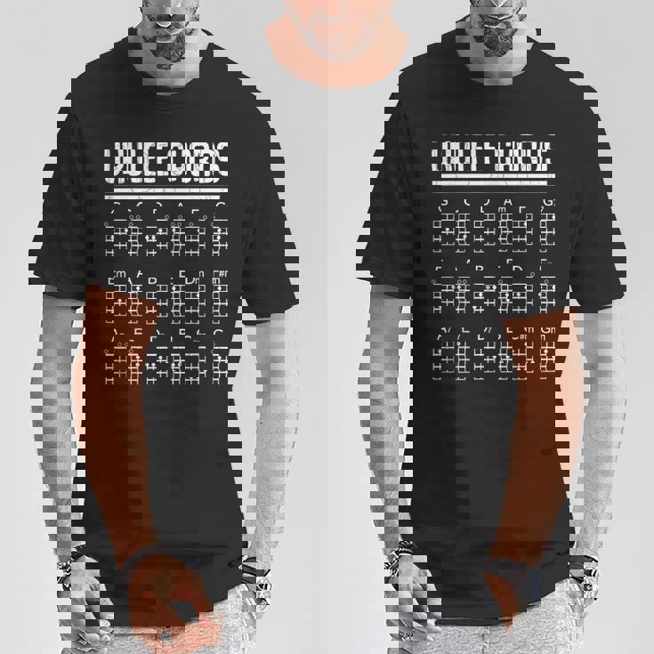 ウクレレコード 面白いプレーヤー 音楽好き ミュージシャン グラフィック Tシャツ 面白い贈り物