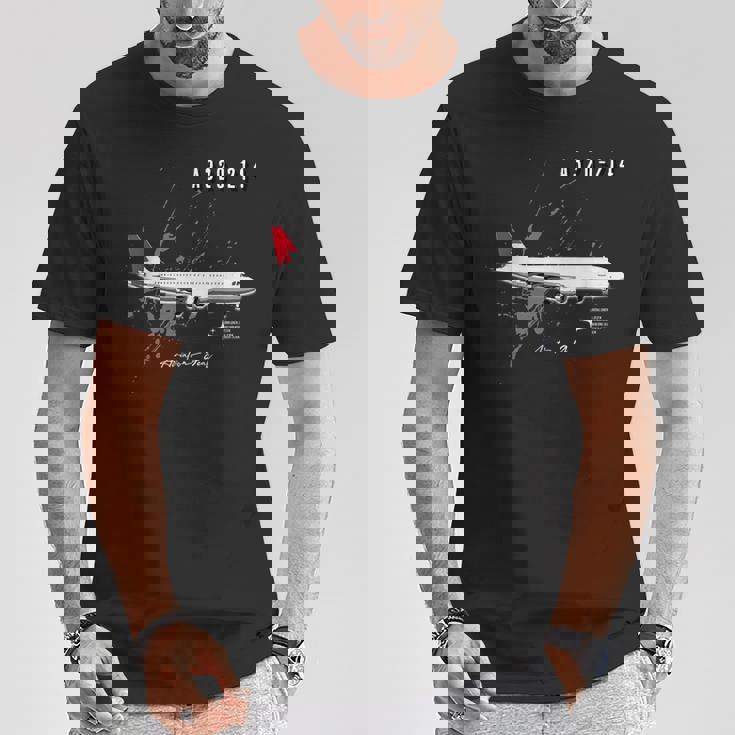 エアクラフト A320-214 Tシャツ 面白い贈り物