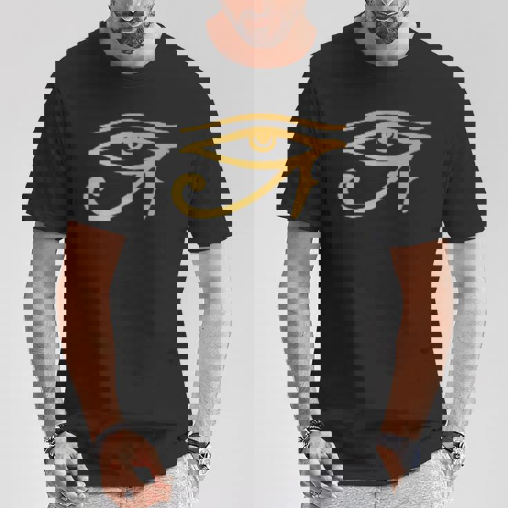 エジプトのラーの目 ホルスの目 Tシャツ 面白い贈り物