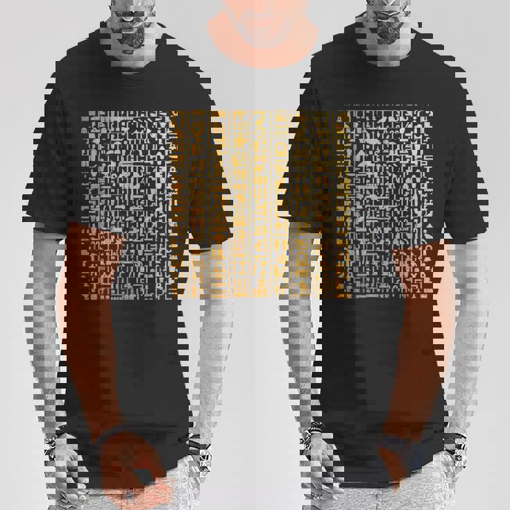 エジプトヒエログリフ ファラオ語 古代エジプト Tシャツ 面白い贈り物