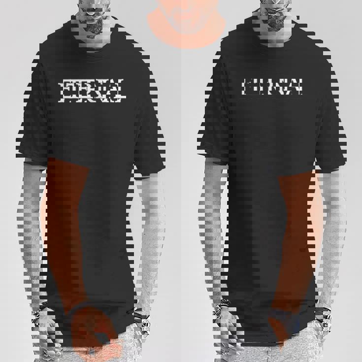 エターナルイングリッシュワードアパレル Tシャツ 面白い贈り物