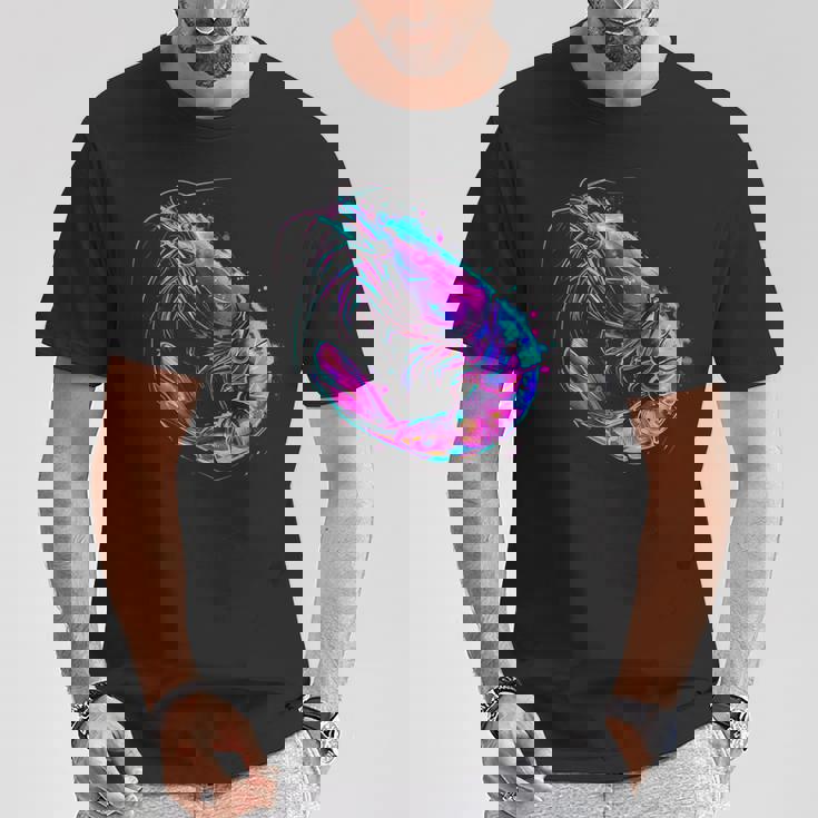 エビ 海 海 海 エビ 海 動物 海洋 哺乳類 モチーフ Tシャツ 面白い贈り物