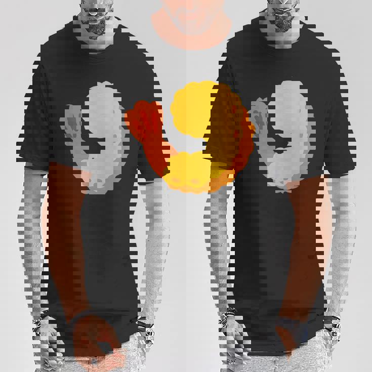 エビフライ エビの天ぷら 海老 コスチューム Tシャツ 面白い贈り物