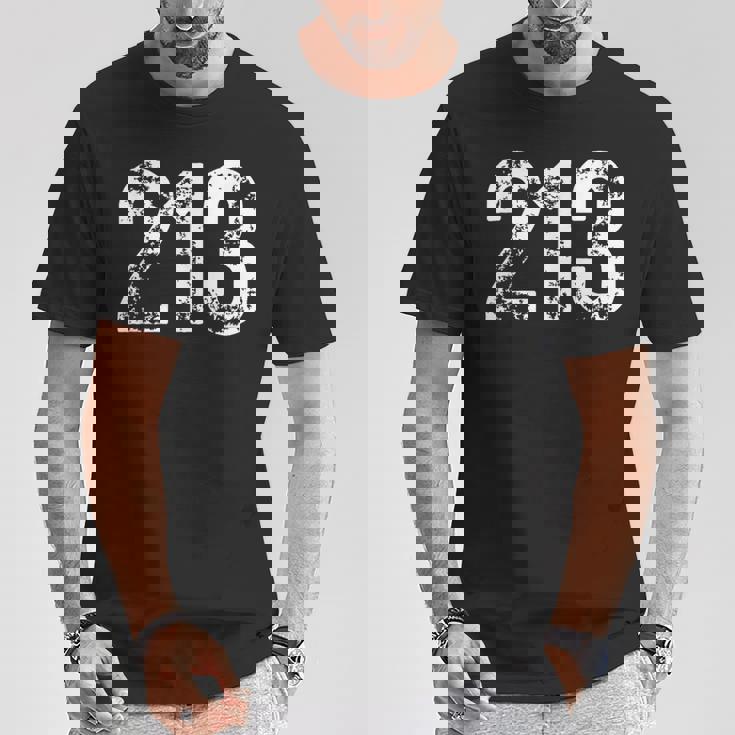 エリアコード 213 ロサンゼルス カリフォルニア La エリアコード Ca 213 Tシャツ 面白い贈り物