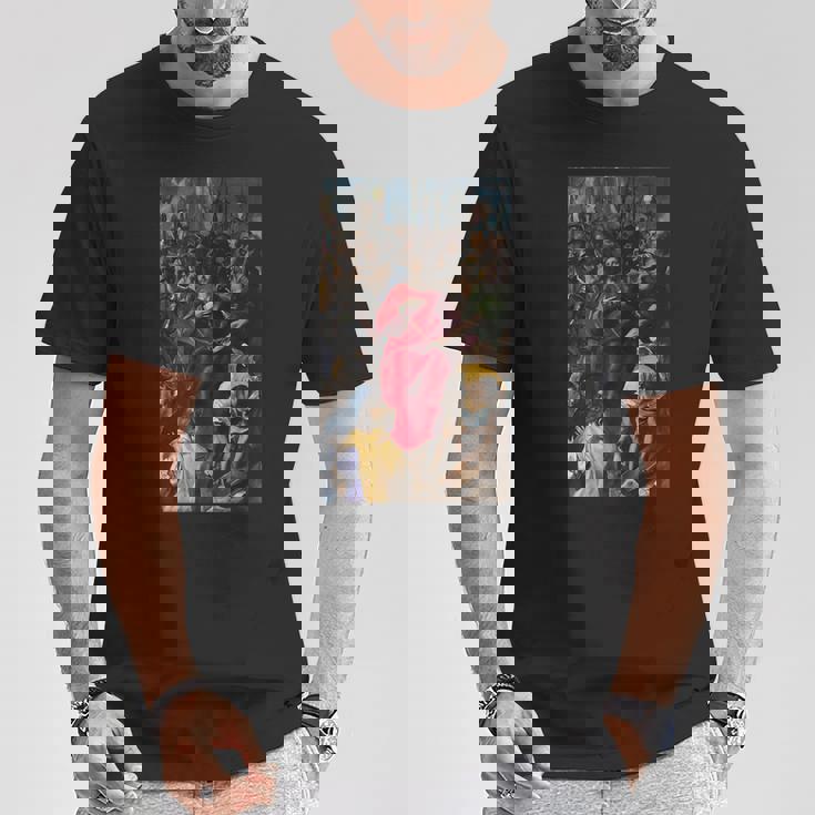 エル・グレコ作 キリストの脱衣 1579 Tシャツ 面白い贈り物