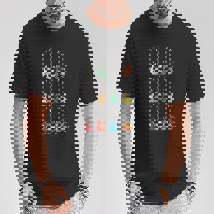 エレキギターデザイン-ヴィンテージギターコレクション Tシャツ 面白い贈り物