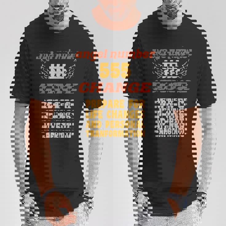 エンジェルナンバー555変更数秘術パーソナルナンバー555 Tシャツ 面白い贈り物