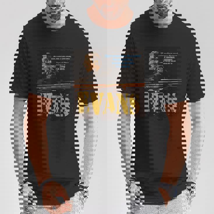 エヴァンス ジャズ 知恵 ピアニスト ミュージシャン Tシャツ 面白い贈り物