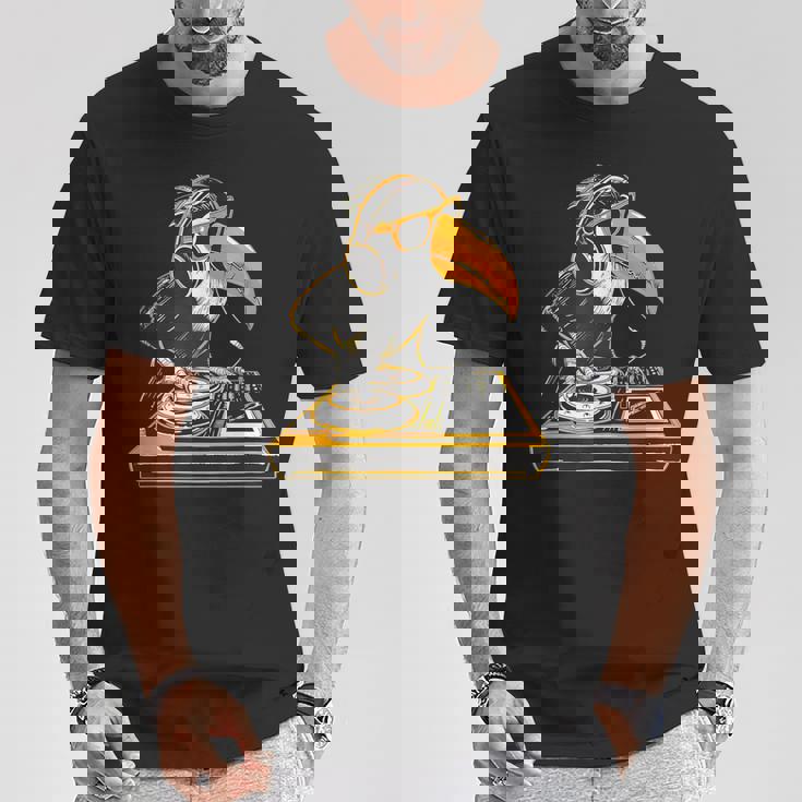 オオハシ Dj ターンテーブル Dj オオハシハウス ミュージック テクノ ビートメーカー Tシャツ 面白い贈り物