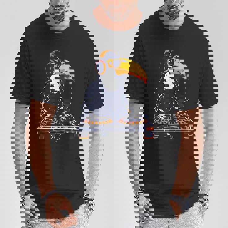 オオハシ Dj ターンテーブル Dj オオハシ テクノ ビートメーカー ハウスミュージック Tシャツ 面白い贈り物