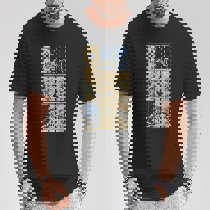 オカルト精神活性植物サイケデリックゴシック薬タロット Tシャツ 面白い贈り物