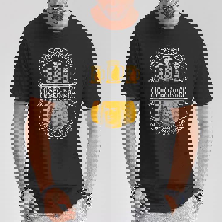 オクトーバーフェスト I Love Beer Bier & German クラシックミュージック Tシャツ 面白い贈り物