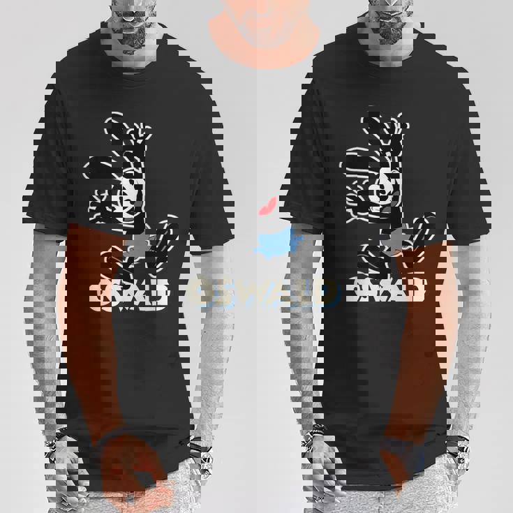 オズワルドうさぎ Tシャツ 面白い贈り物