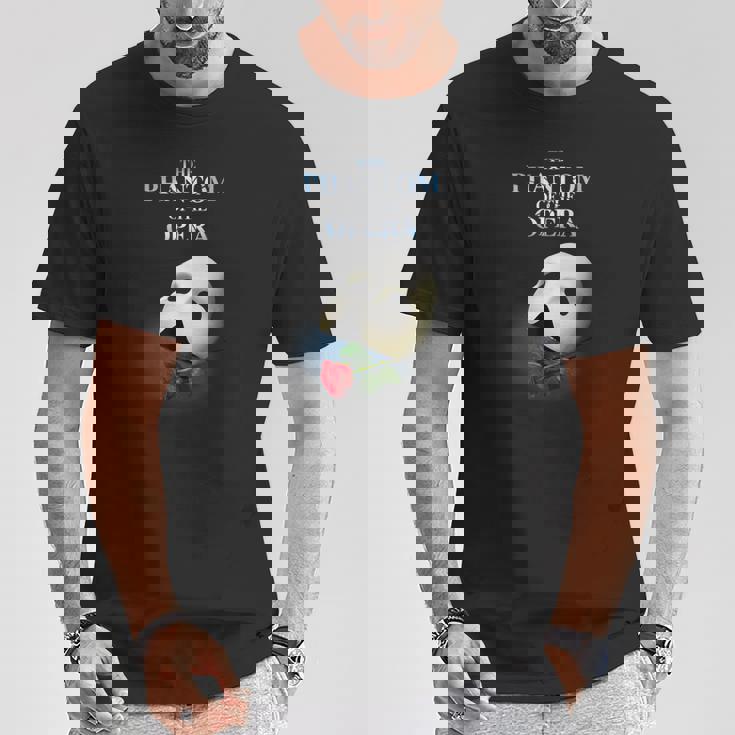 オペラ座の怪人 ロゴ Tシャツ 面白い贈り物