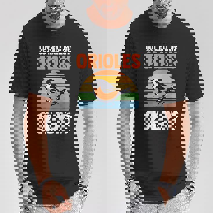 オリオールズが本当に好きだいいか？オリオール Tシャツ 面白い贈り物