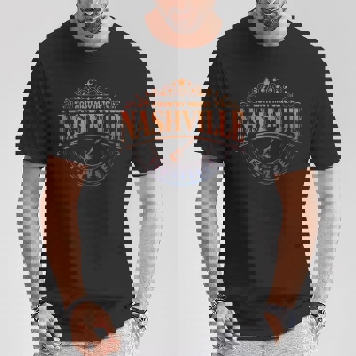 オンブレ カントリーミュージック テネシー州ナッシュビル バケーション お土産 Tシャツ 面白い贈り物