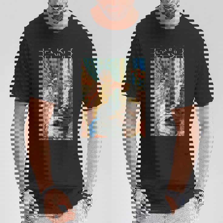 オーギュスト・ルノワール-ピアノに向かう二人の少女-ミュージシャン Tシャツ 面白い贈り物