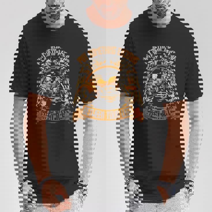 オートバイ トライク Motortrike 3輪 バイカーウィング ギフト Tシャツ 面白い贈り物