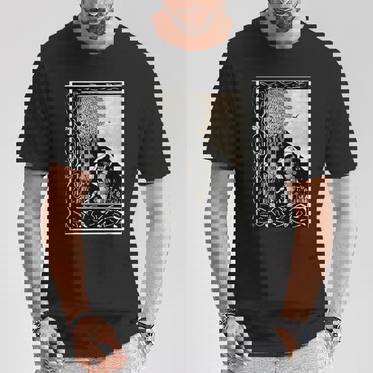 オーブリー・ビアズリー作「女に似た悪魔」1893 Tシャツ 面白い贈り物