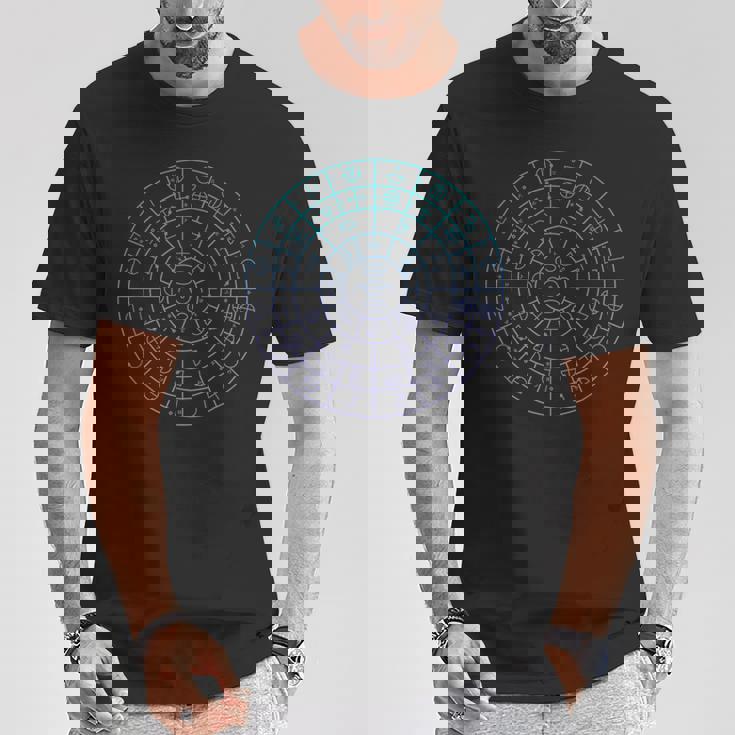 カタカムナ フトマニ図 神代文字 Tシャツ 面白い贈り物