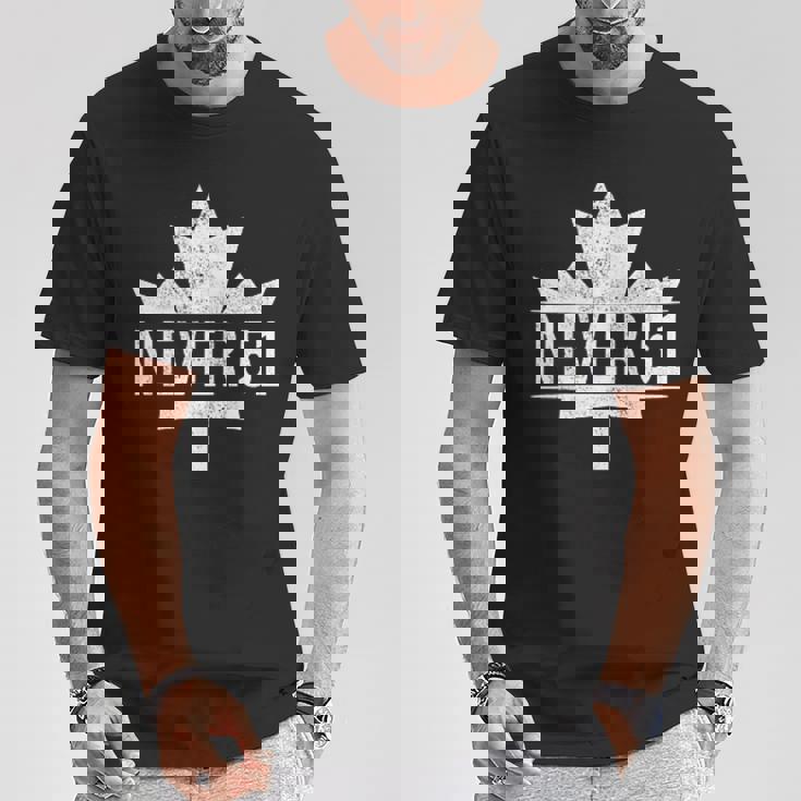 カナダ Never 51 Never 51Sttate カナダ カナダ 国旗 Tシャツ 面白い贈り物