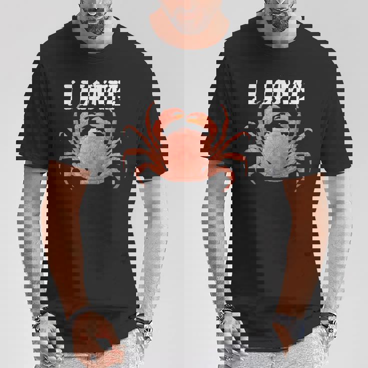 カニが大好き 美味しいカニ Tシャツ 面白い贈り物